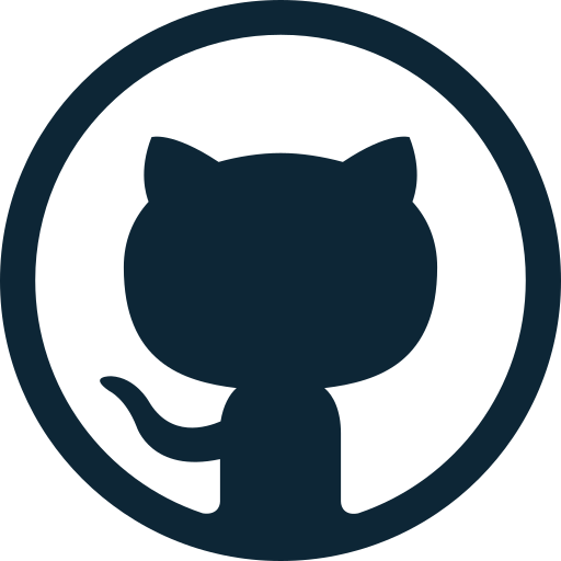 The logo for GitHub